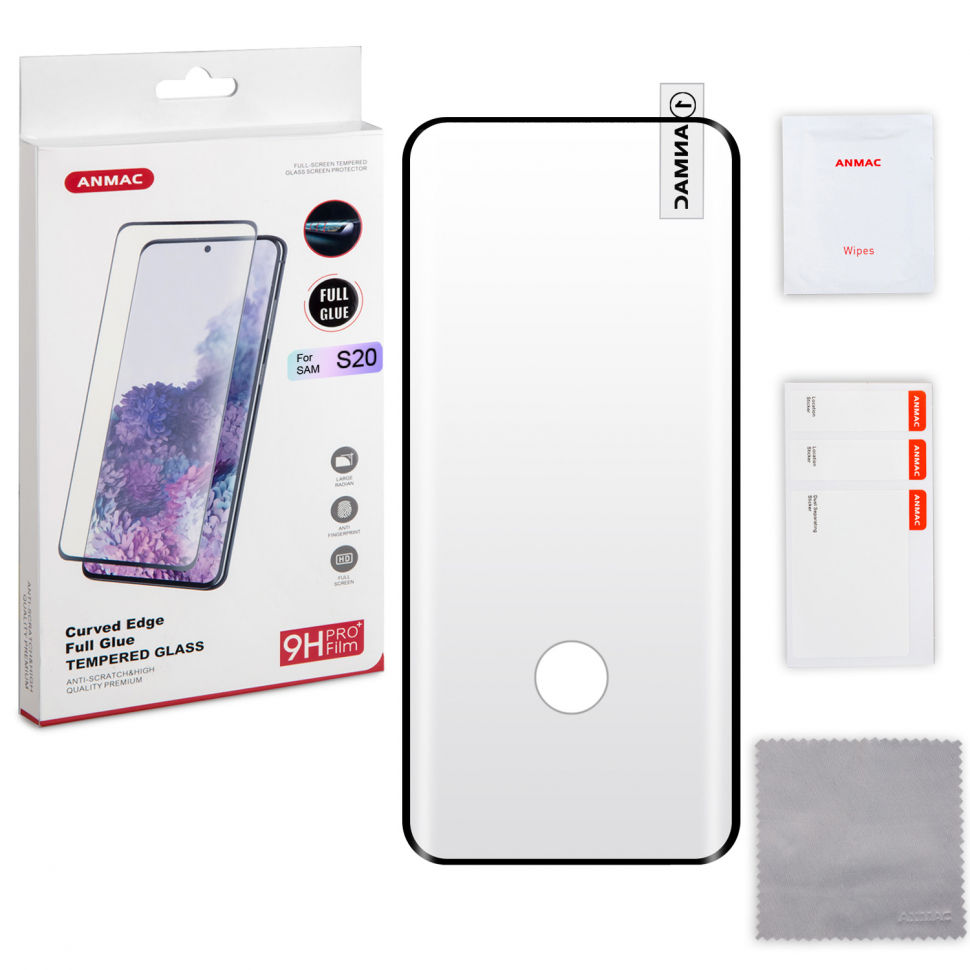 Защитное стекло SAM S20 Full Glue ANMAC Арт.1137373