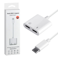 Переходник Type-C на  Type-C+Type-C (360шт/кор)