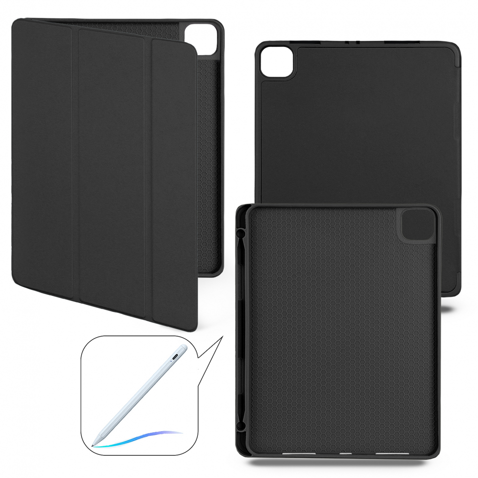 Чехол-книжка iPad Pro 12.9 (2022) Smart case (Pencil) Black  №8