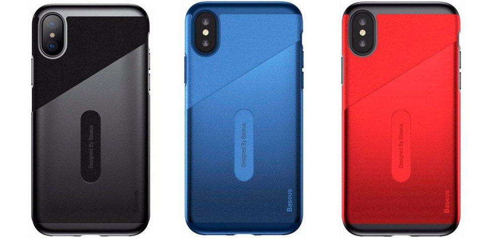 Чехол iPhone XS Baseus Card Pocket
