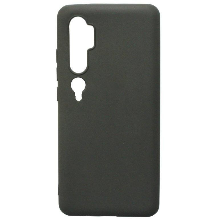 Чехол Xiaomi Mi Note 10 TPU 1.0mm матовый черный (без обмена и возрата)