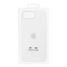 Чехол iPhone 16e Silicon Case  White (MagSafe + анимация NFC) c LOGO