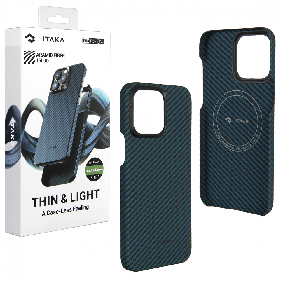 Чехол iPhone 15 Pro ITAKA MagEZ Blue