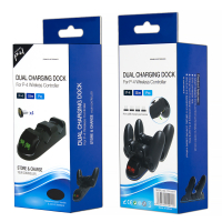 Зарядная станция беспроводная для геймпадов PS4 TP4-1877 (80шт/кор)