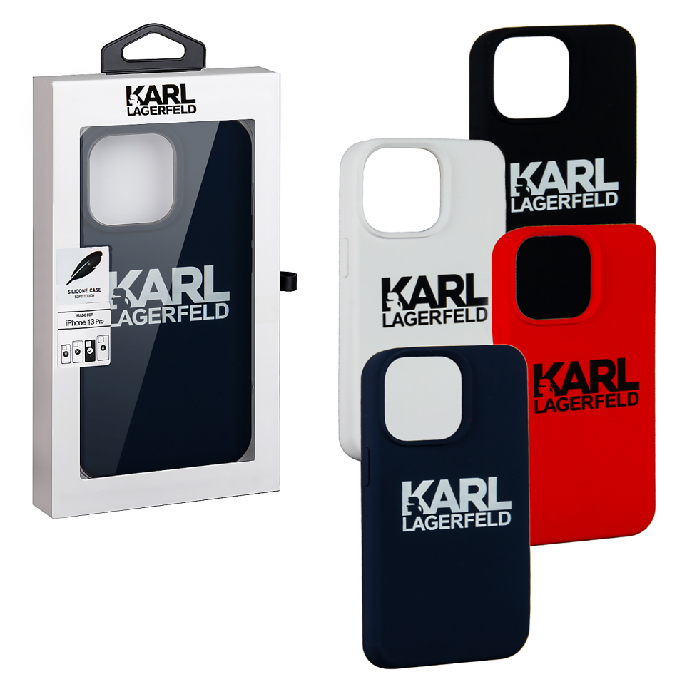 Чехол iPhone 13 Pro KARL LAGERFELD silicone