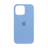 Чехол iPhone 16 Pro Max Silicon Case  Periwinkle (MagSafe + анимация NFC) c LOGO