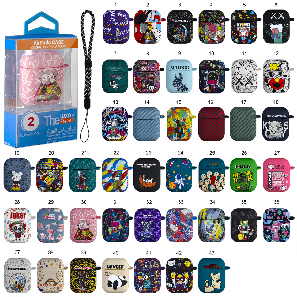 Чехол AirPods 1/2 Luxo