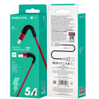* Кабель BX32 USB Type-C 1M Borofone красный