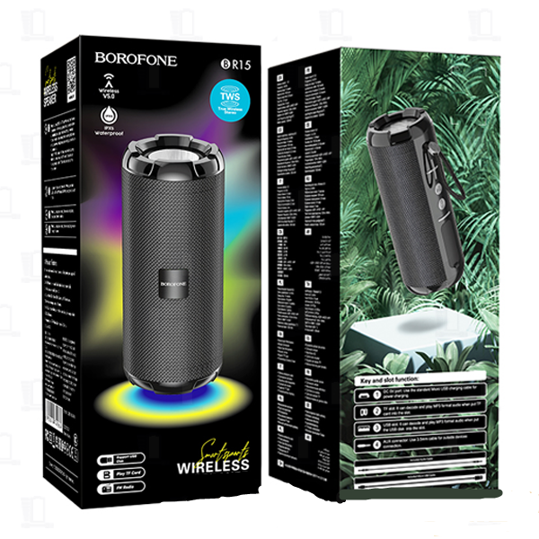 Портативная акустика BR15 BOROFONE черная