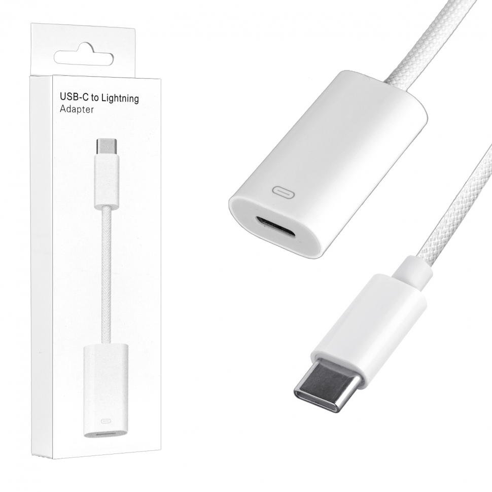 *Переходник Type-C на Lightning (500шт/кор)