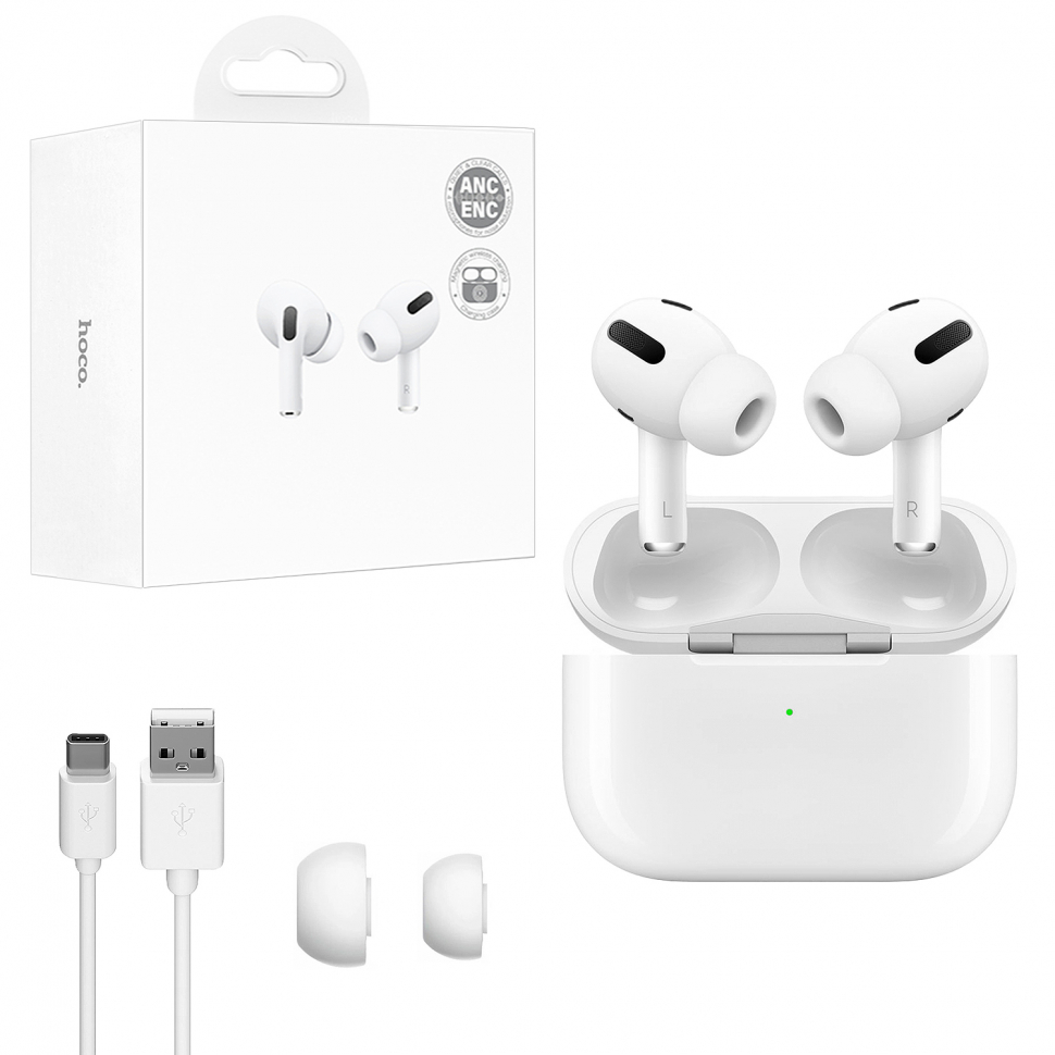 Гарнитура EW68 Bluetooth True Wireless Stereo Headset HOCO белая