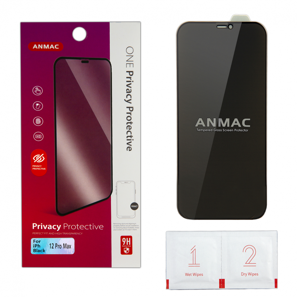 Защитное стекло iPhone 12 Pro Max Anmac Privacy
