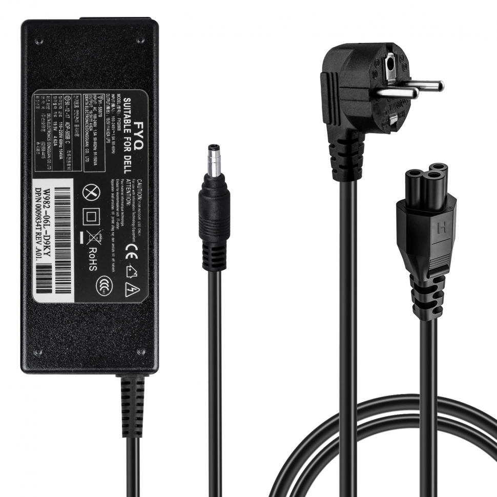 * Блок питания Dell Notebook 19.5V 4.62 MH