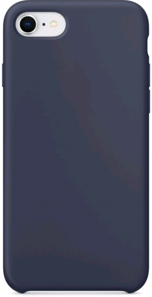 Чехол iPhone 8 Silicon Case  Midnight Blue (c LOGO)