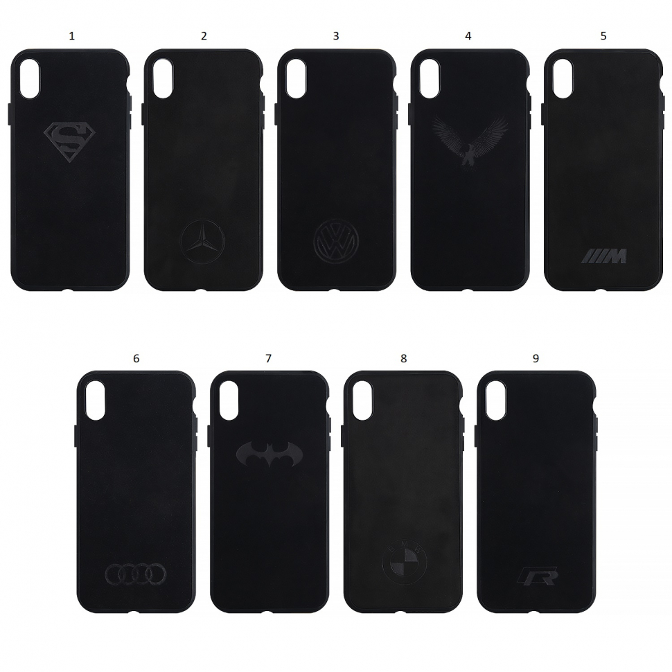 Чехол iPhone XS Max водоотталкивающий с брендами