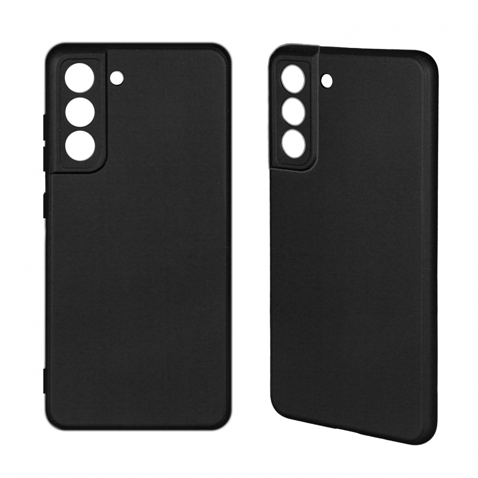 Чехол Samsung S21 FE TPU матовый черный