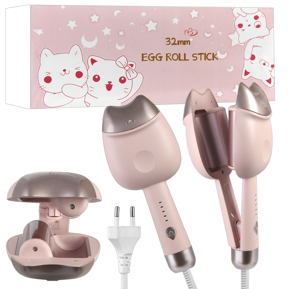 Щипцы для завивки волос MY-185 розовый (40шт/кор)