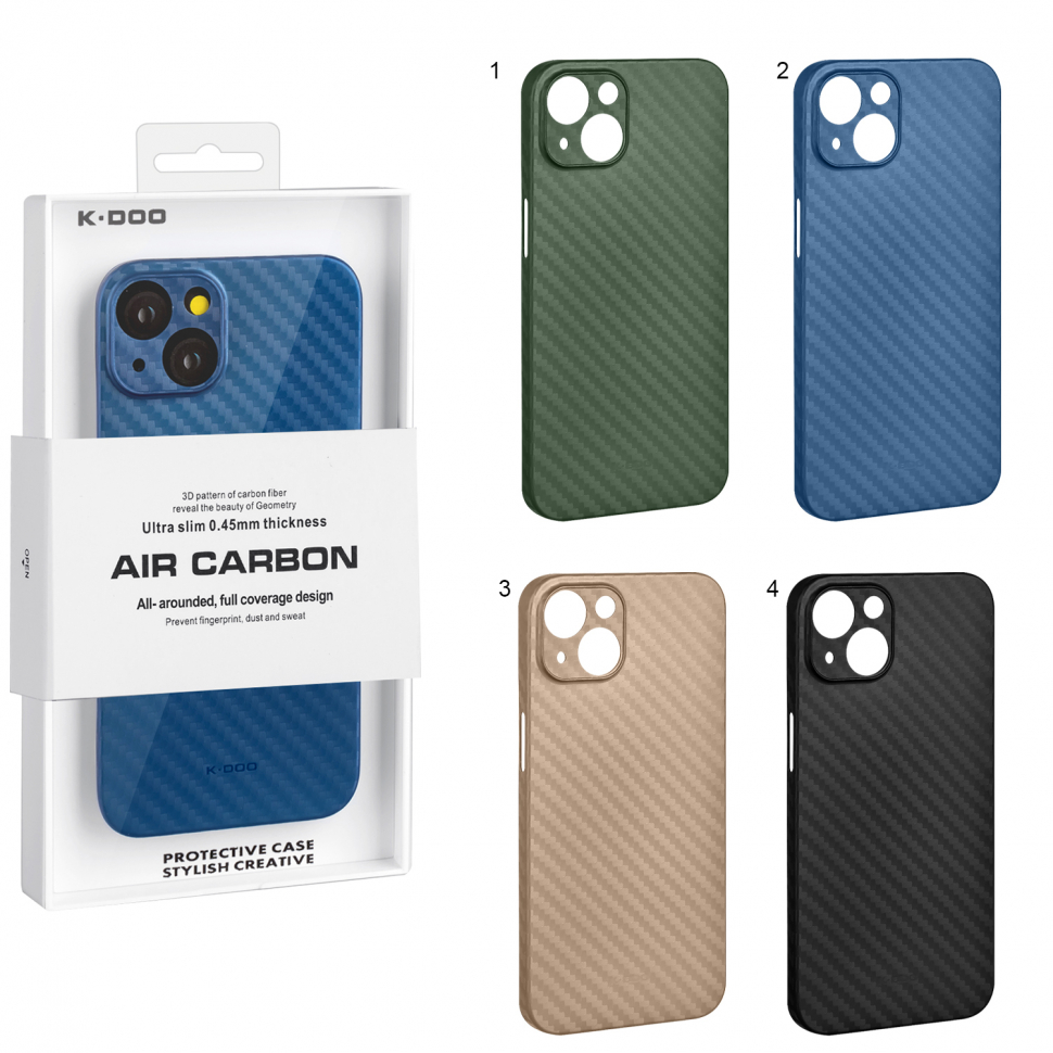 Чехол iPhone 13 Mini Air Carbon K-Doo