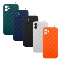 Чехол iPhone 12 Carbon TPU