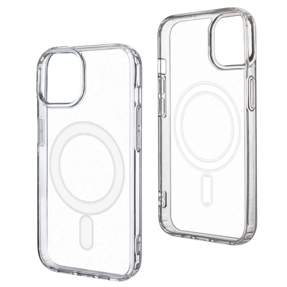 Чехол iPhone 15 Clear Case (MagSafe) в пакетике