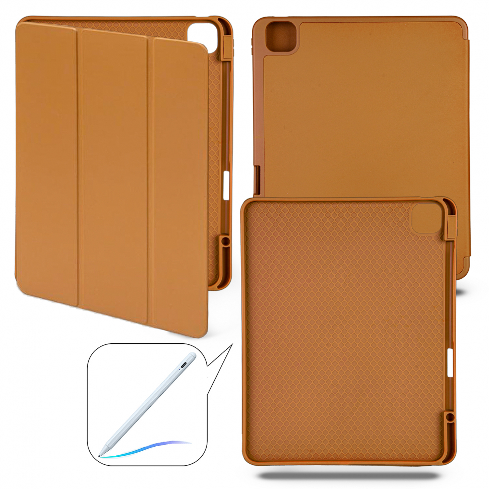 Чехол-книжка iPad Pro 13 (2024) Smart case (Pencil) Brown №2