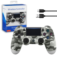 Джойстик беспроводной для консоли хаки серый (no logo)