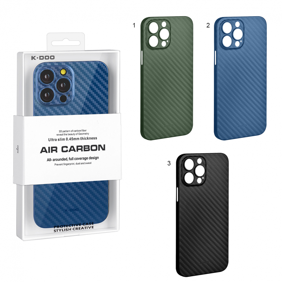 Чехол iPhone 13 Pro Max Air Carbon K-DOO