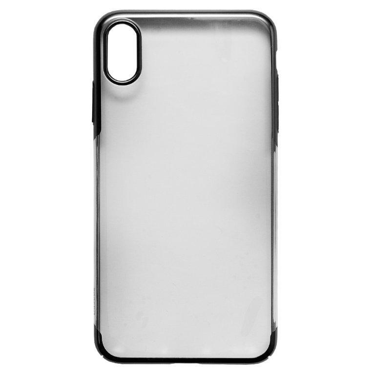 Чехол iPhone XS Max Baseus Glitter Case с рамкой черный