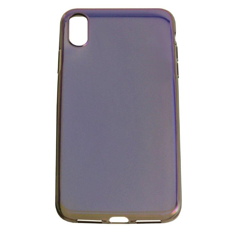 Чехол iPhone XS Max Baseus Glow Case синий с переливом