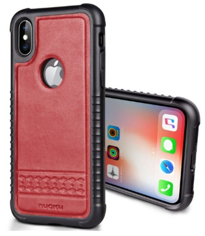 Чехол iPhone XS Max кожаный Sharp