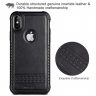 Чехол iPhone XS Max кожаный Sharp
