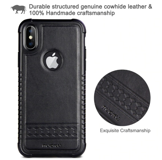 Чехол iPhone XS Max кожаный Sharp