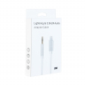 Кабель AUX  iPhone - 3.5mm. TPE  белый 2M
