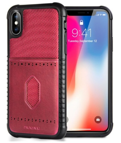 Чехол iPhone XS Max кожаный Леопард