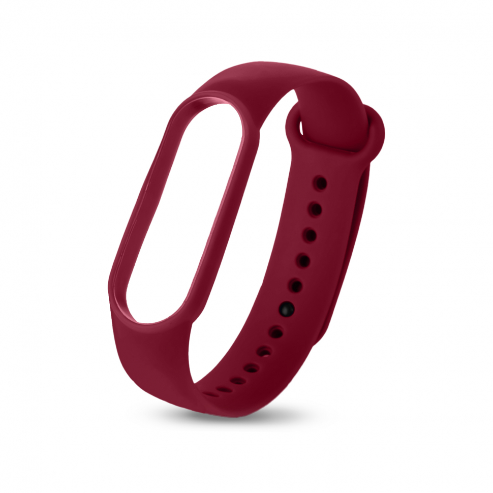 Ремешок для Mi 3/4 band silicon loop Wine red