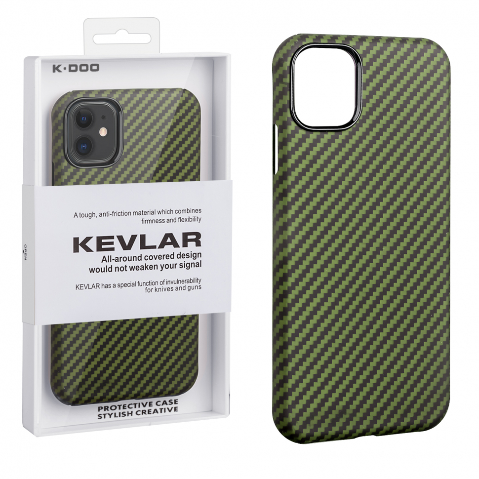 Чехол iPhone 11 Kevlar Green