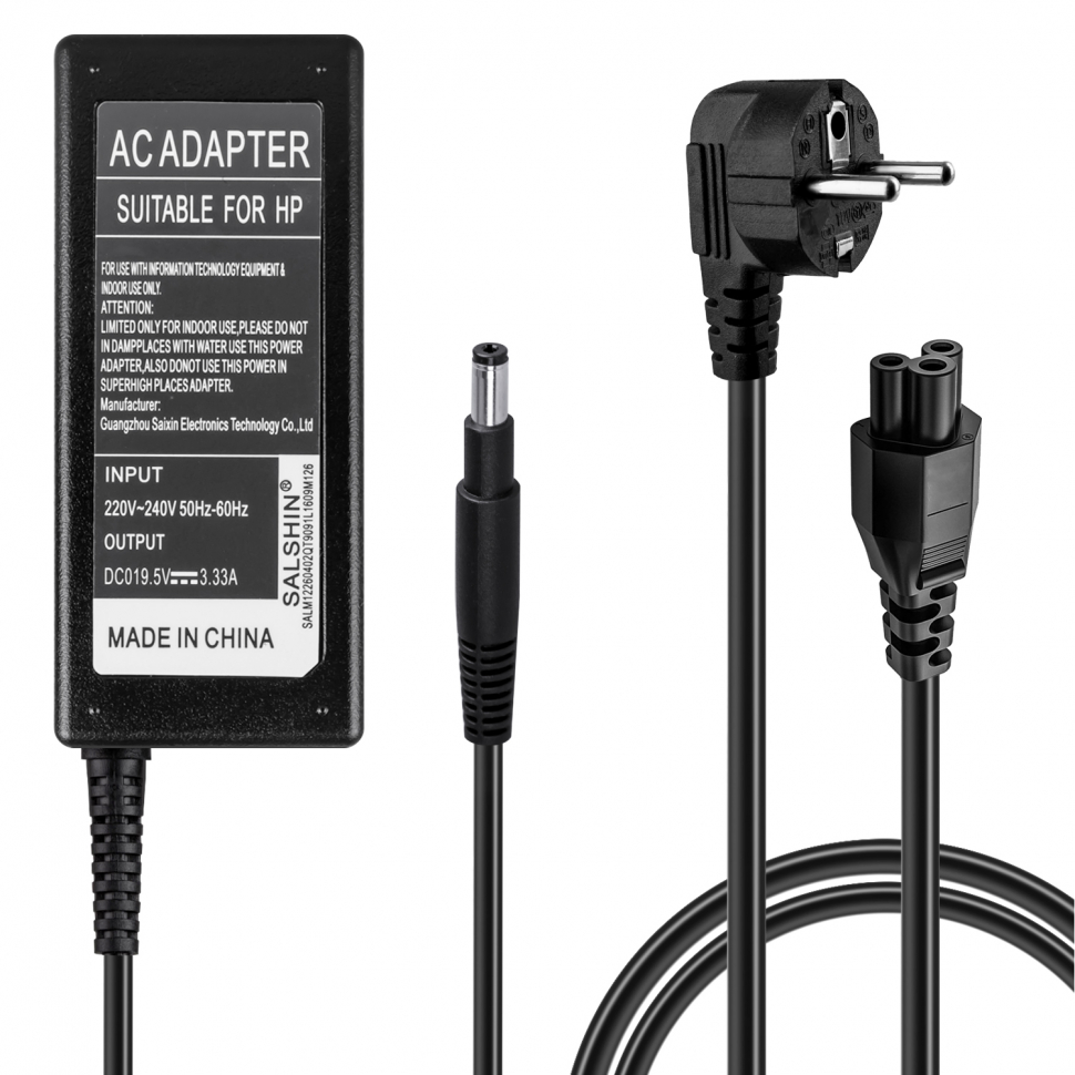 Блок питания HP 19V 3.33A 4.8*1.7 LONG NEW