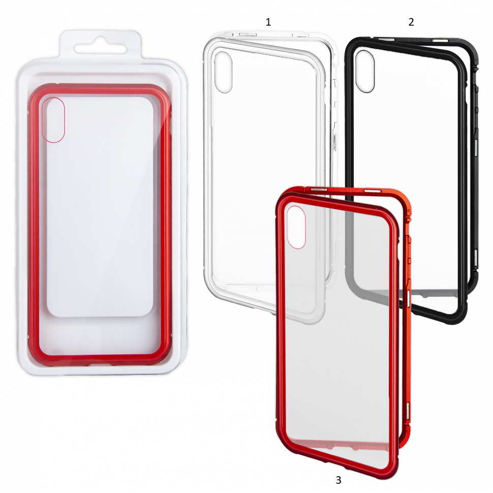 Чехол iPhone XS Max магнитный 360°