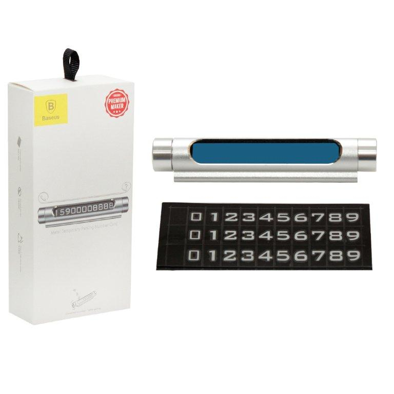 Парковочная карта Baseus серебро ANCUM-0S