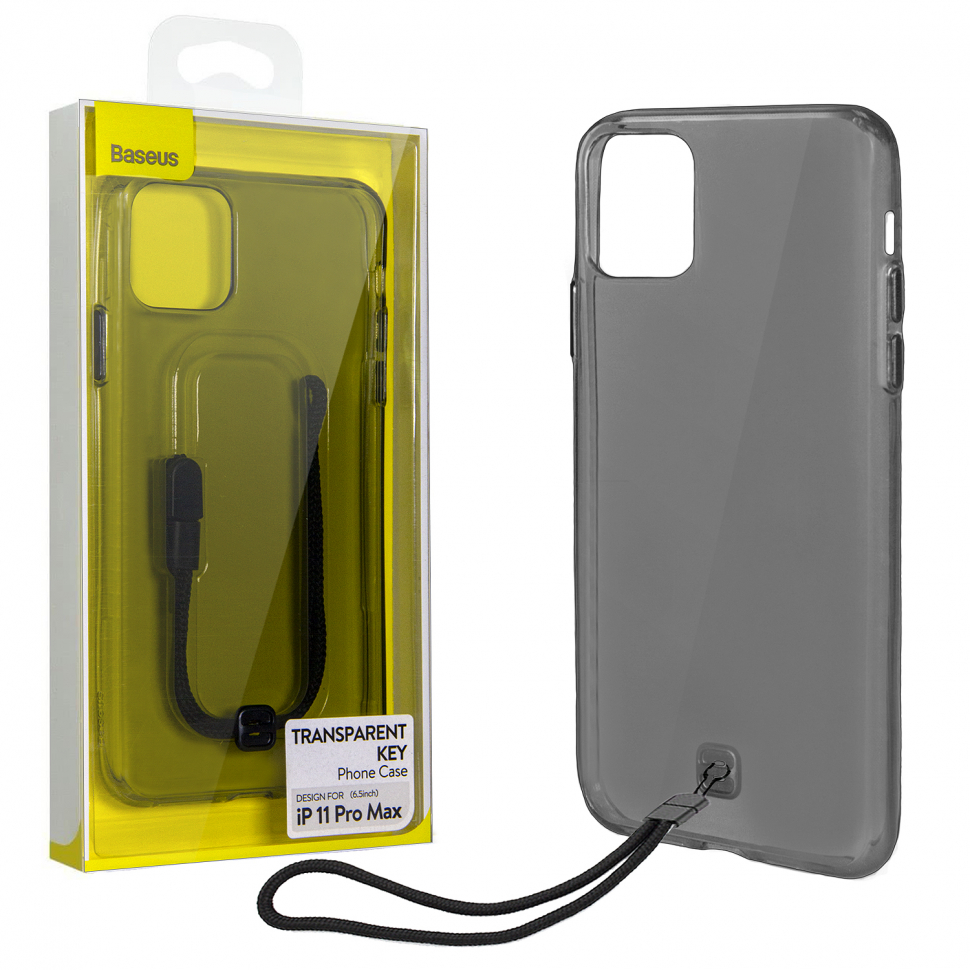 Чехол iPhone 11 Pro MAX Transparent Key Baseus темный
