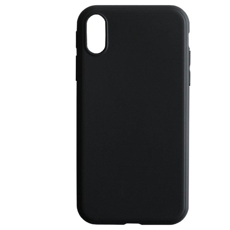 Чехол iPhone XR matte 1.3 mm 9005 черный (без обмена и возврата)