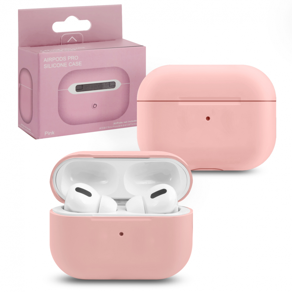 Чехол Airpods Pro Silicone Pink