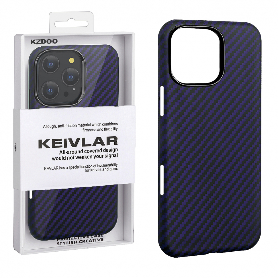 Чехол iPhone 16 Pro Max Kevlar Purple K-DOO