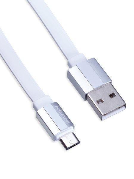 * Кабель BU8 USB Micro USB 1M Borofone белый