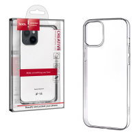 Чехол iPhone 14 (6.1) Hoco TPU прозрачный