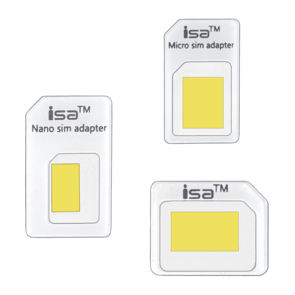 *Адаптер SIM 3 in 1 в пакетике