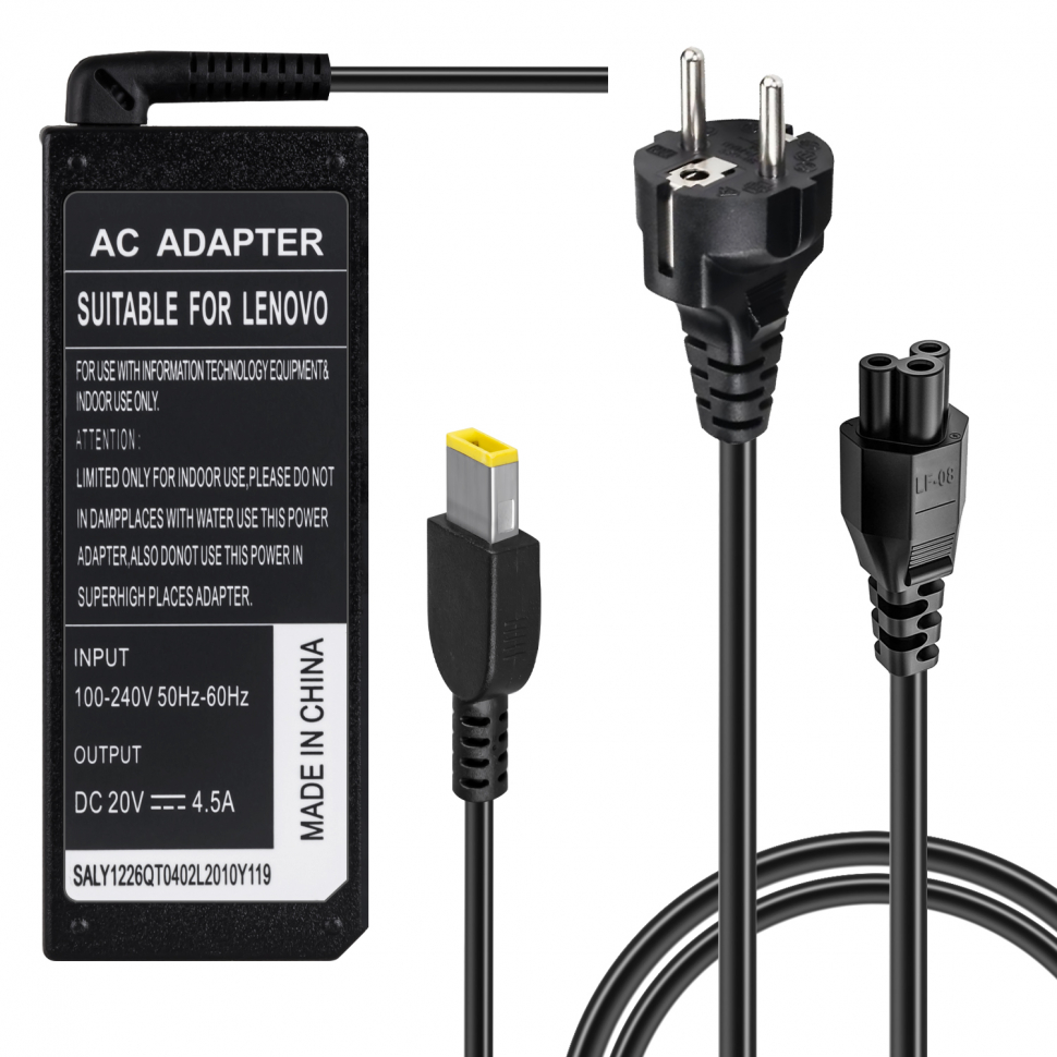 Блок питания Lenovo 20V 4.5A NEW MODEL (50шт/кор)
