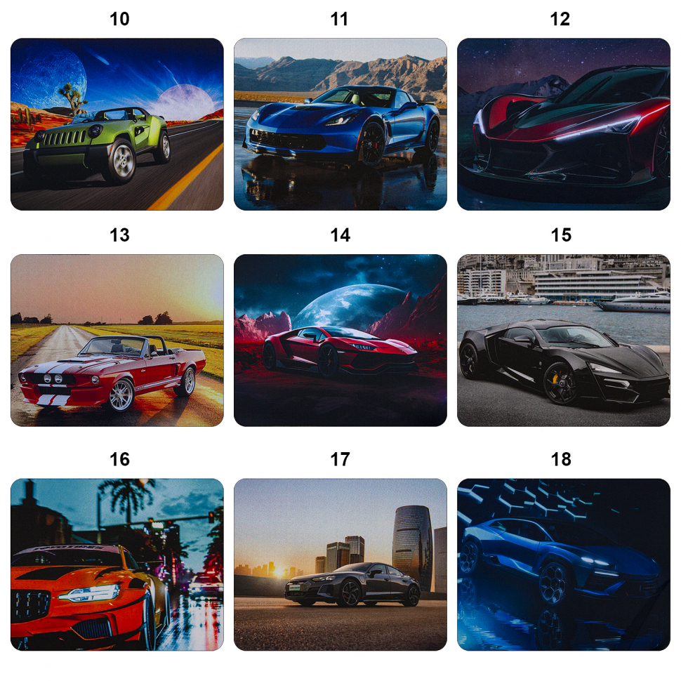 Коврик для мышки KD1008 (20*24) (500 шт/кор)