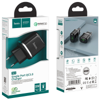 * Переходник N3 СЗУ на USB 3A QC3.0 HOCO черный