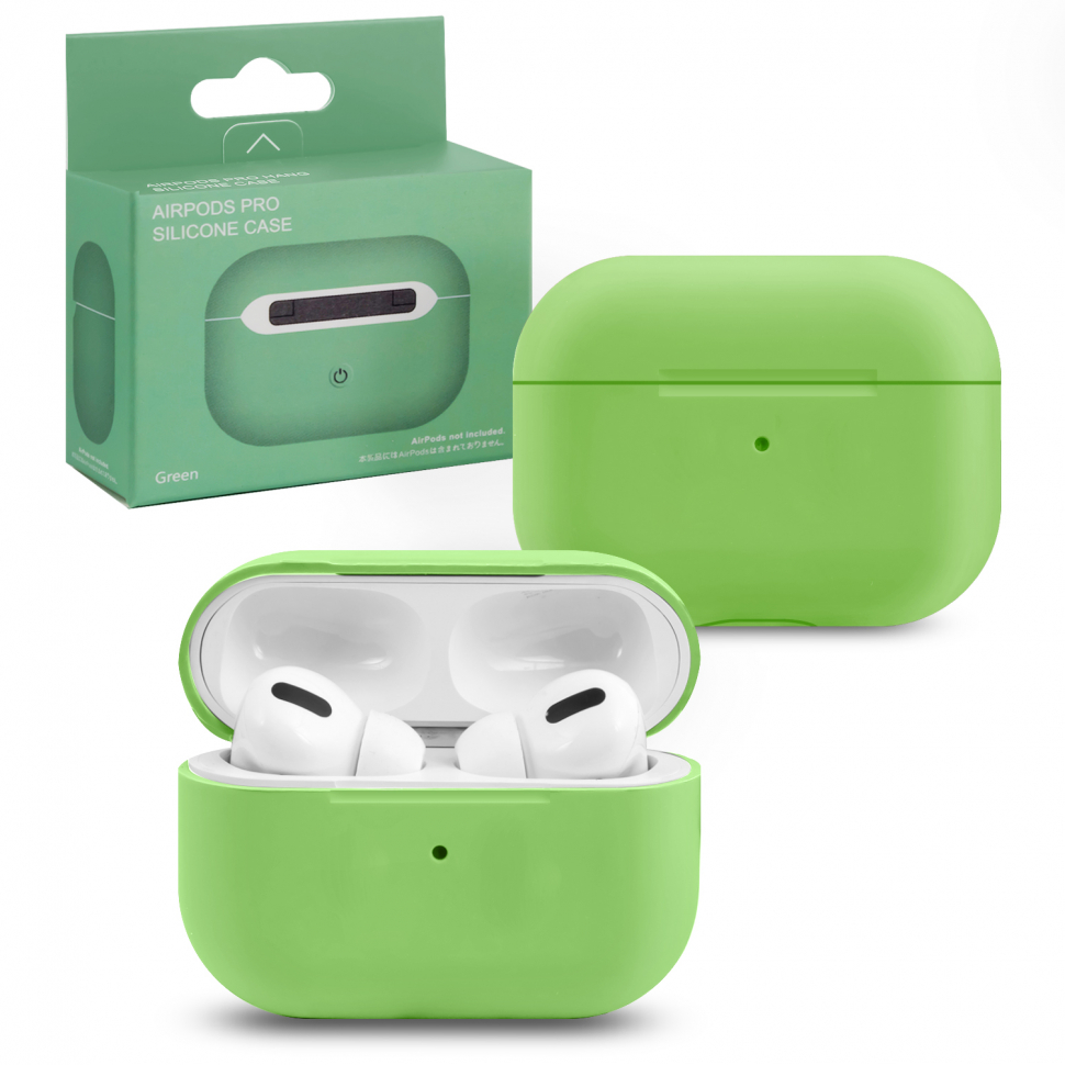 Чехол Airpods Pro Silicone Green